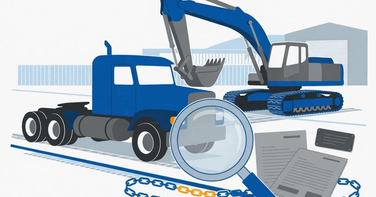PPSR Checks for Trucks and Machinery: What They Cover and What They Miss