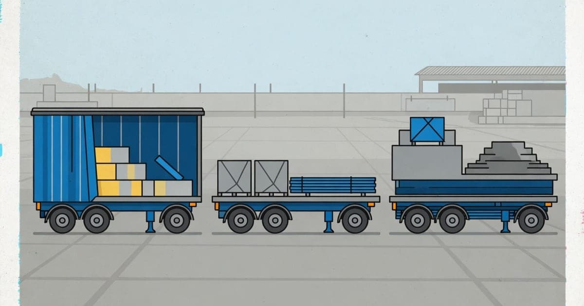 Tautliner, Flat Top or Drop Deck? Choosing the Right Trailer for the Work